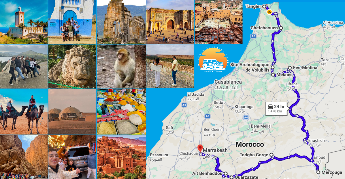 5 DAYS MOROCCO TOUR FROM TANGIER