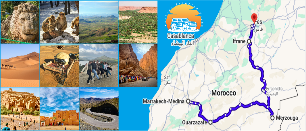 2 DAYS DESERT TOUR FROM FES TO MARRAKECH 2 DAYS DESERT TOUR FROM FES TO MARRAKECH