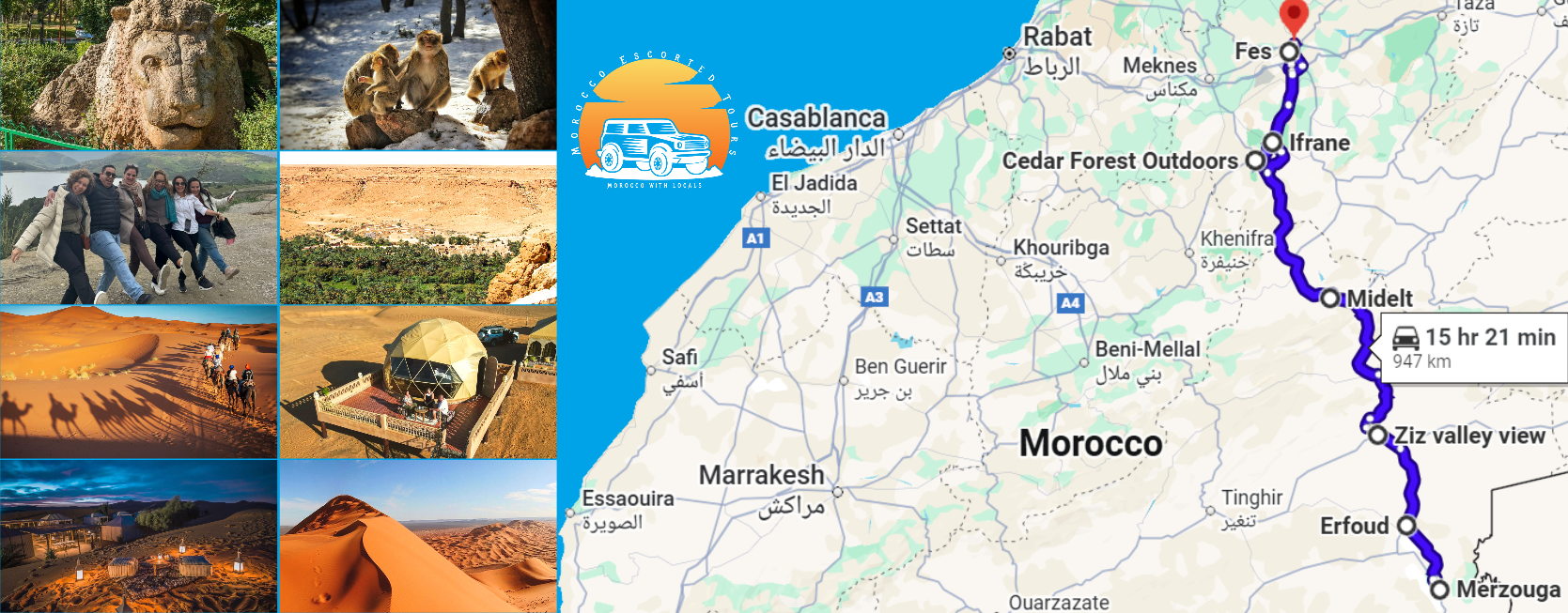 2 DAYS TOUR FROM FES TO MERZOUGA DESERT