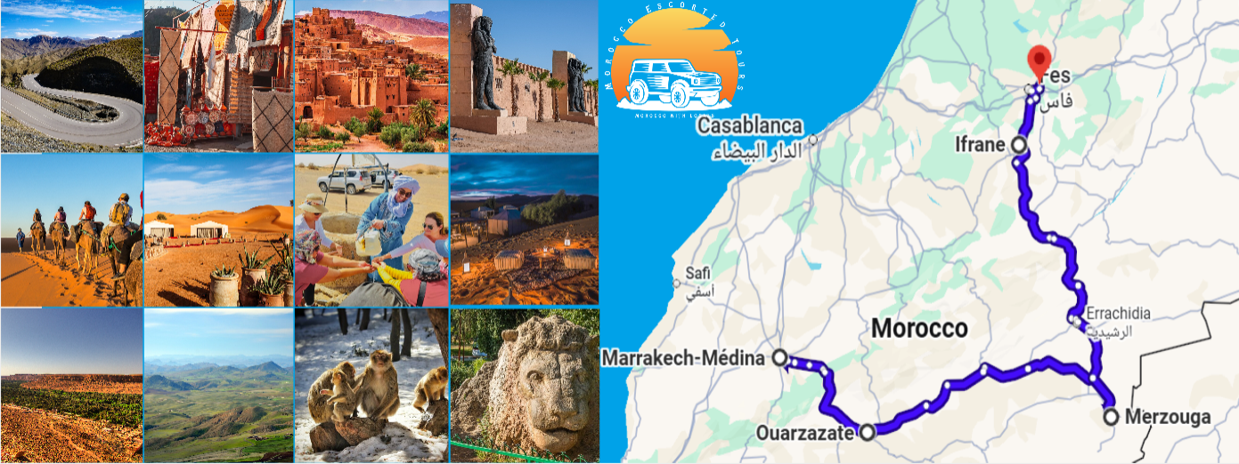 2 DAY DESERT TOUR FROM MARRAKECH TO FES
