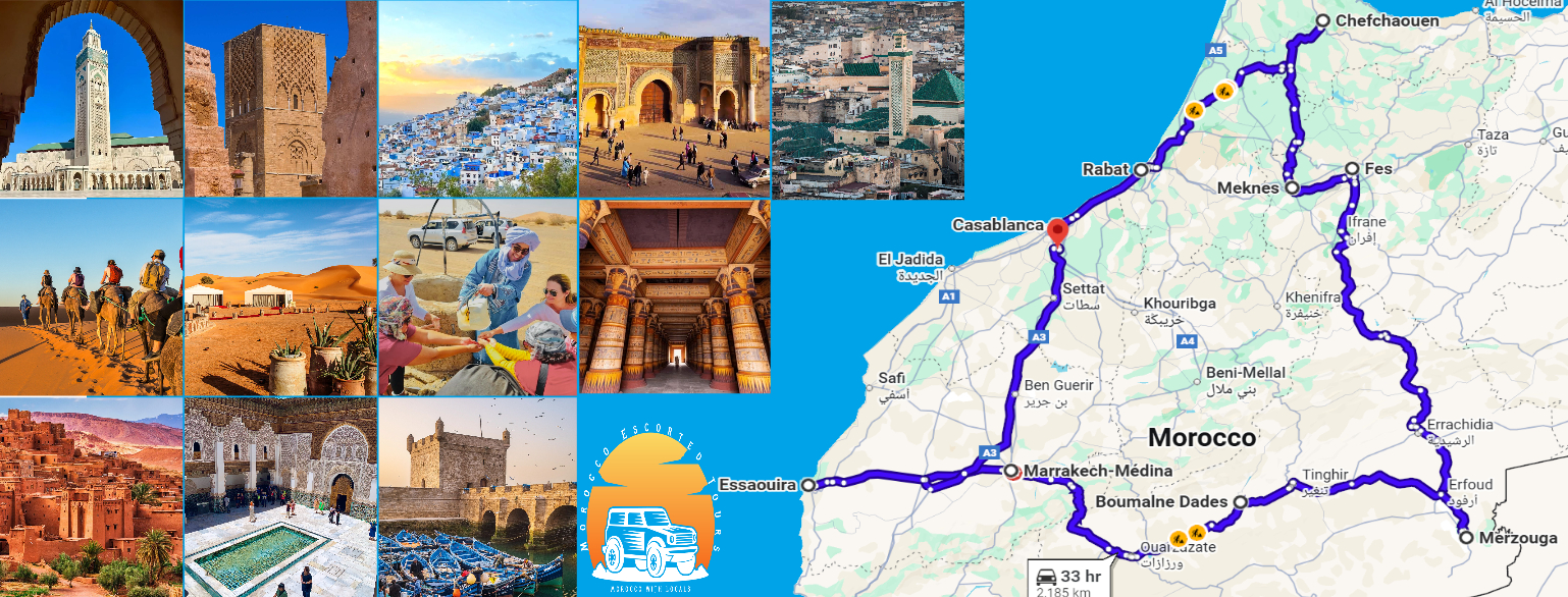 11 DAYS MOROCCO TRAVEL FROM CASABLANCA 11 DAYS MOROCCO TRAVEL FROM CASABLANCA