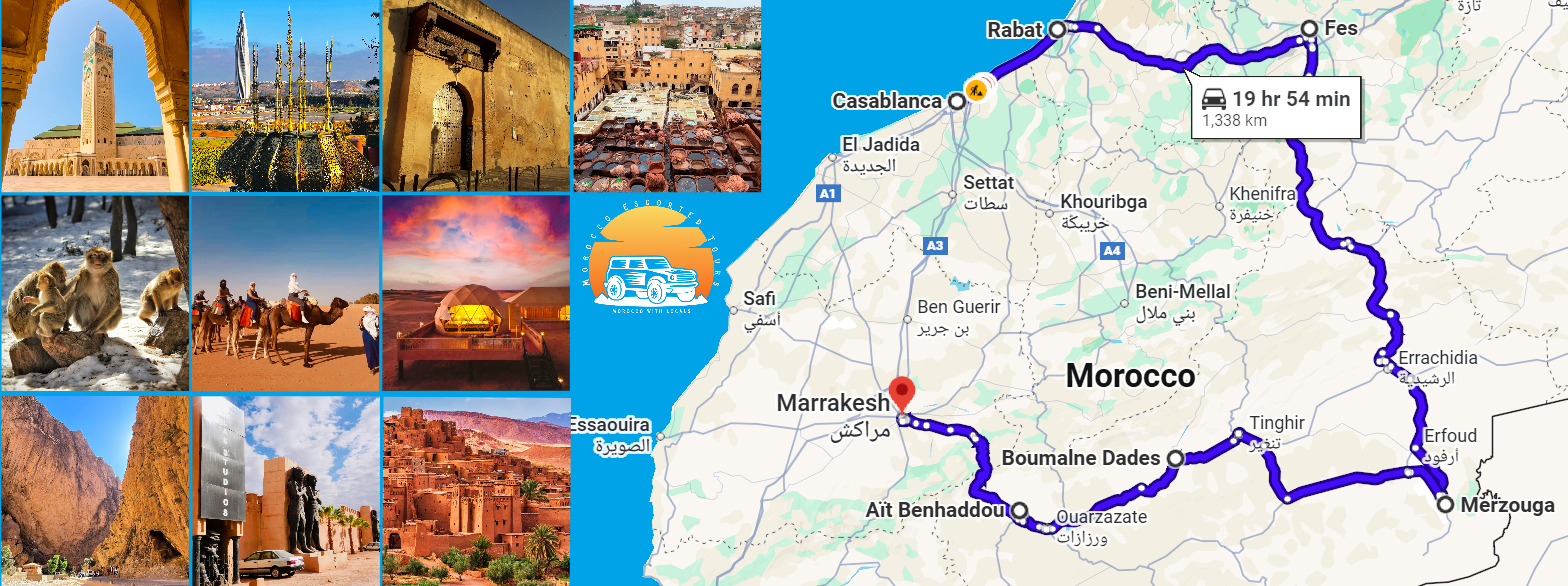 5 DAYS MOROCCO TOUR FROM CASABLANCA 5 DAYS MOROCCO TOUR FROM CASABLANCA